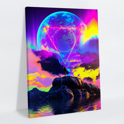 Neon Night Canvas Print - Lumi Prints