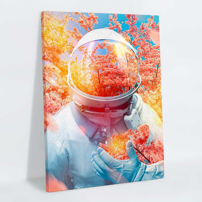 Sakuranaut Canvas Print - Lumi Prints