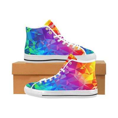 Lumi Rainbow Prism High Tops - Lumi Prints