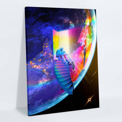 Cosmic Staircase Canvas Print - Lumi Prints